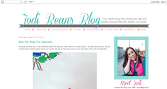 Desktop Screenshot of jodibeansblog.com